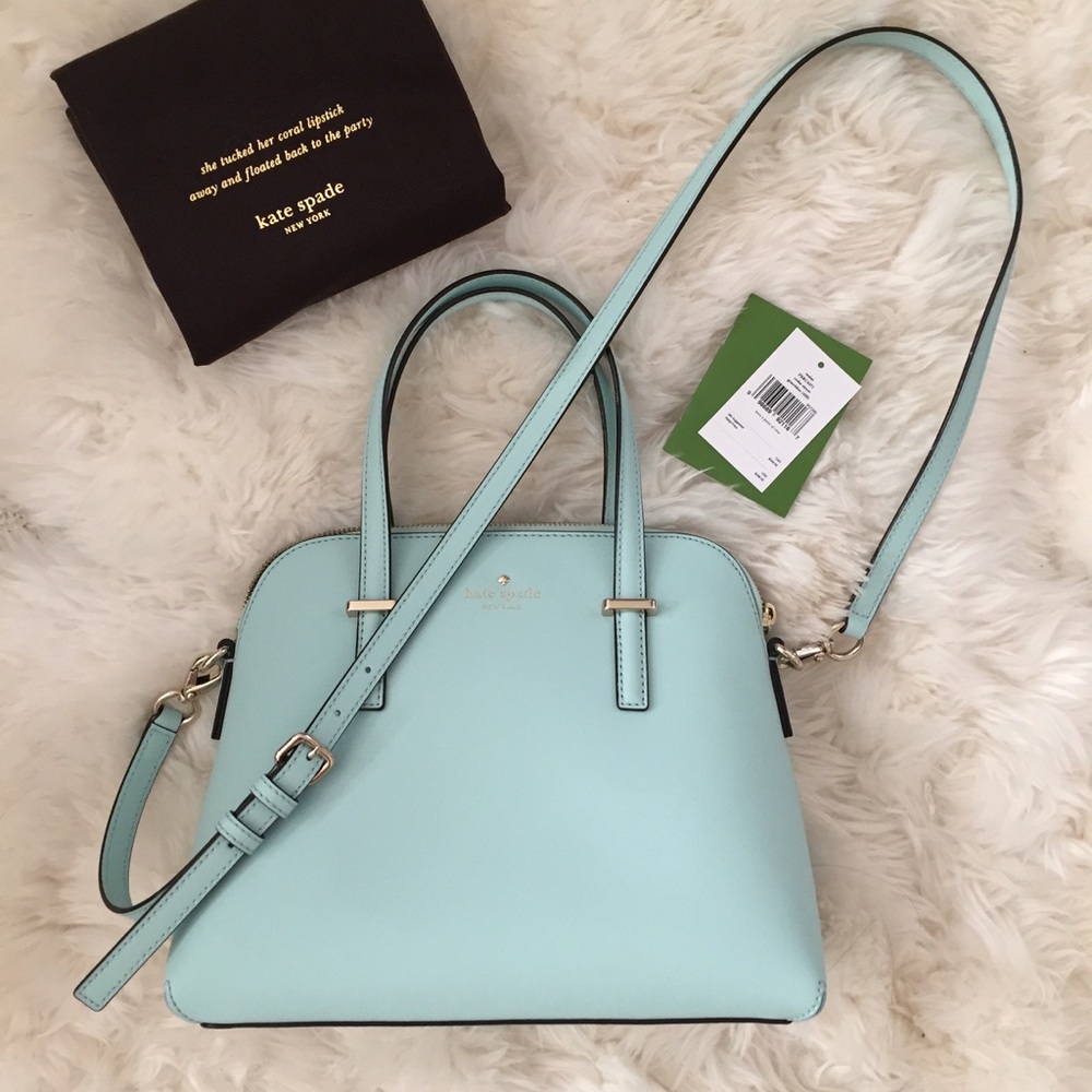 kate spade grace blue maise satchel